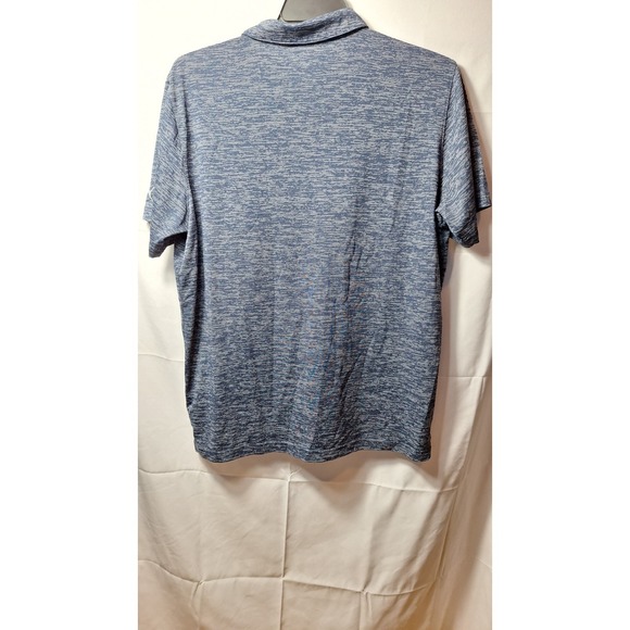 PUMA Performance Icon/Tech Polo Shirts (Lot of 2) Sz L Herringbone Heather EUC! - Picture 4 of 11